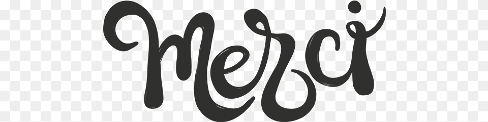 Merci Word Art Word Merci, Text, Handwriting Png Image