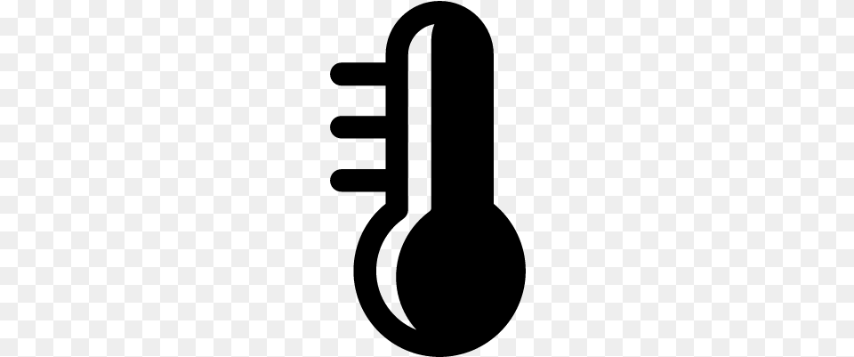 Mercury Thermometer Vector Fever Icon, Gray Png