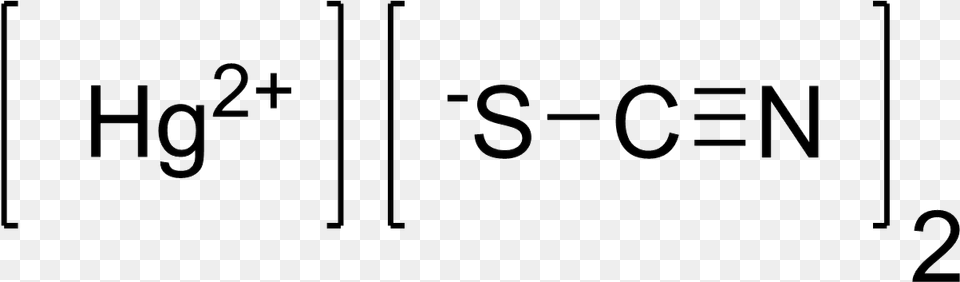 Mercury Thiocyanate Mercuryii Thiocyanate, Text, Number, Symbol Png