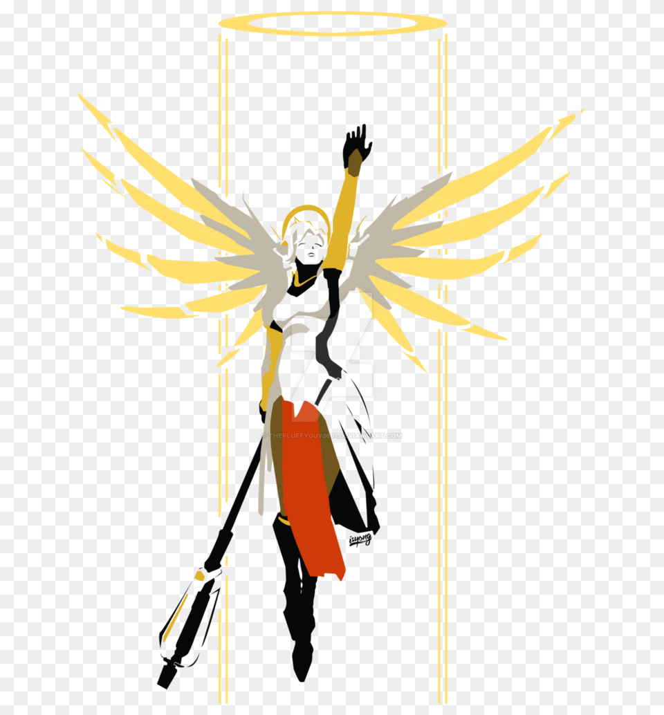 Mercy Huge Rez, Person, Emblem, Symbol Free Png Download