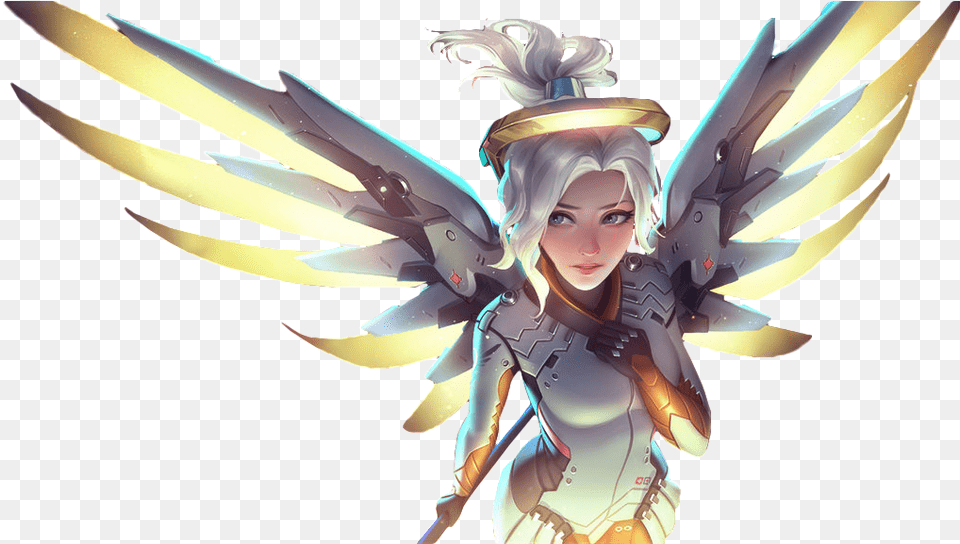 Mercy Overwatch, Adult, Face, Female, Head Free Transparent Png