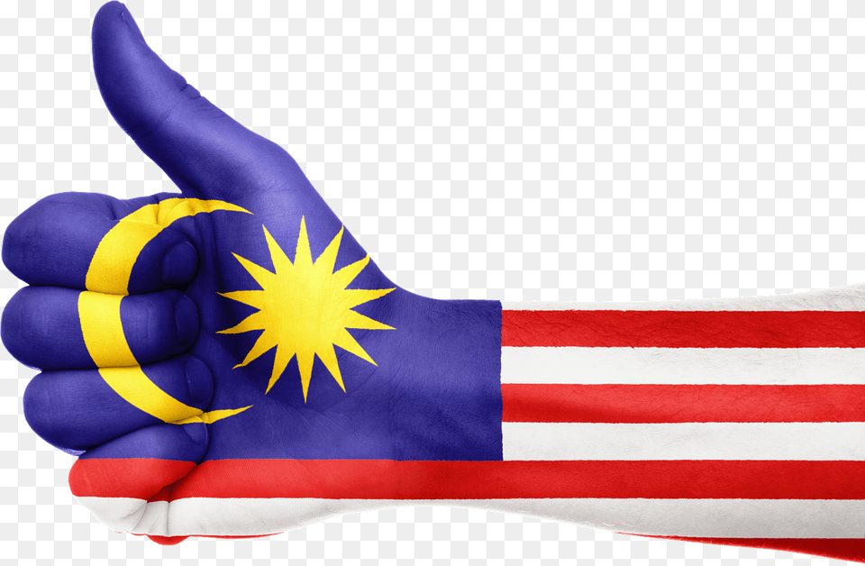 Merdeka Hand Malaysia Flag, Body Part, Person, Clothing, Glove Free Transparent Png