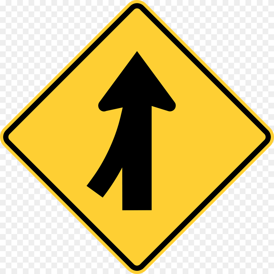 Merge Clipart, Sign, Symbol, Road Sign Png Image