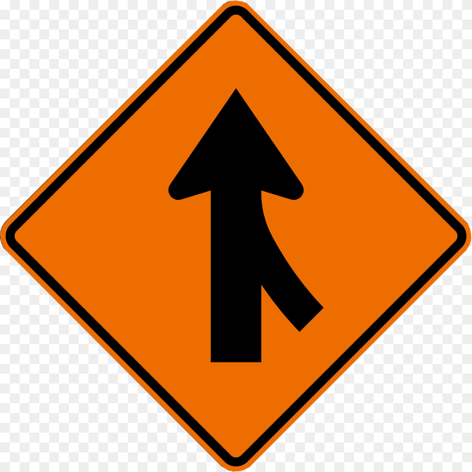 Merge Right Symbol Merging Traffic Road Sign, Road Sign Png Image