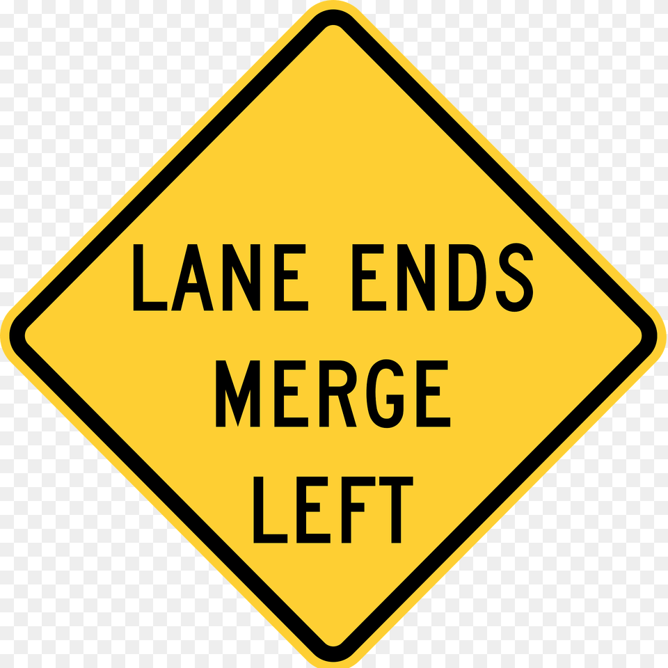 Merging Traffic Through Street Clipart, Road Sign, Sign, Symbol Free Png Download