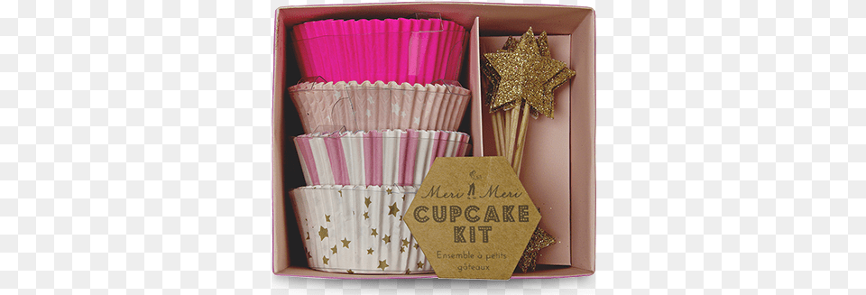 Meri Meri Pink Cupcake Kit Ts Pink Cup Cake Kit Bookbuch, Crib, Furniture, Infant Bed, Symbol Png Image
