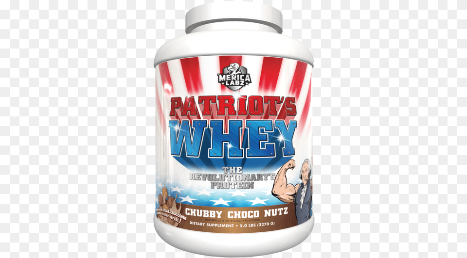 Merica Labz Patriot39s Whey, Can, Tin, Astragalus, Flower Free Png Download