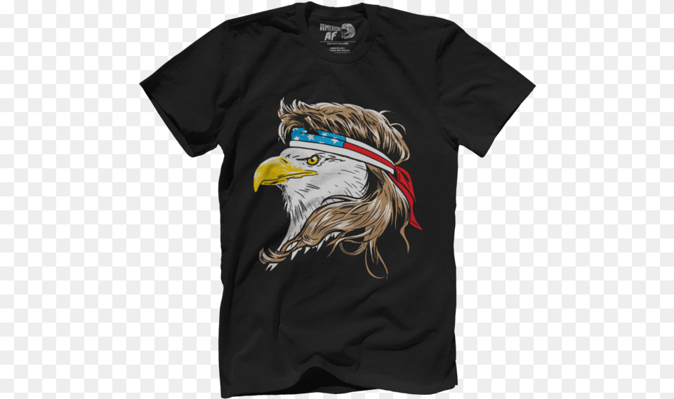 Merican Eagle Bald Eagle Mullet Shirt, Clothing, T-shirt, Animal, Bird Free Png Download