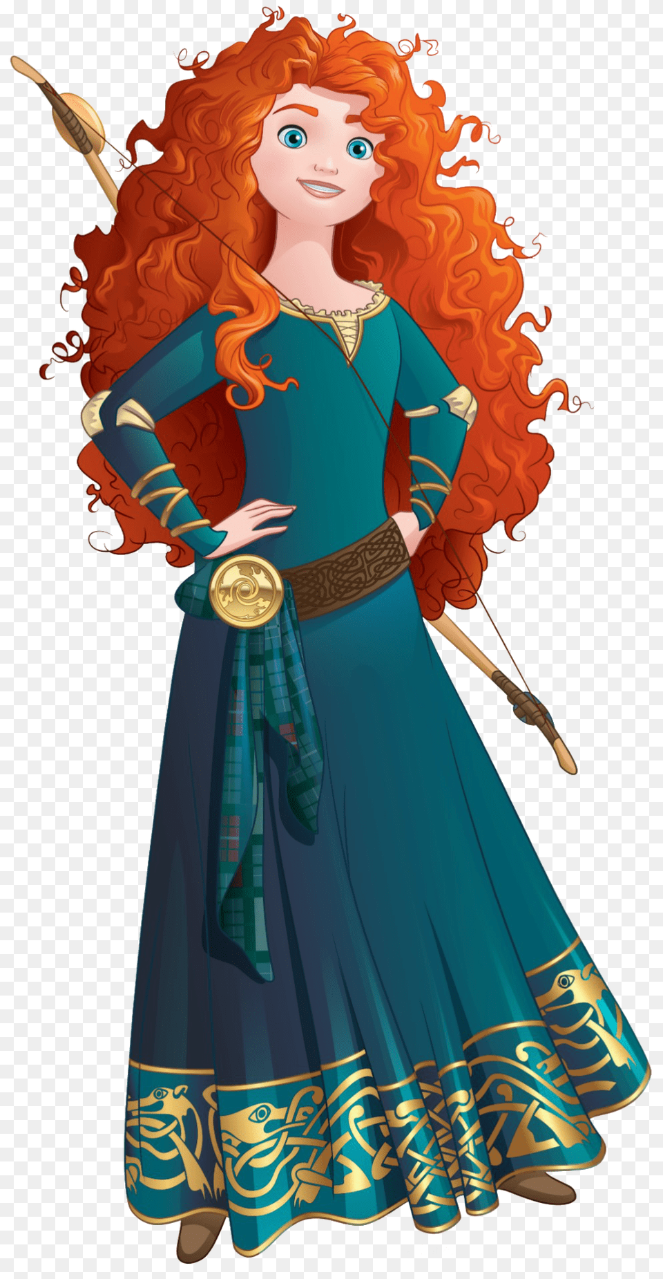 Merida Clipart, Clothing, Dress, Adult, Person Png