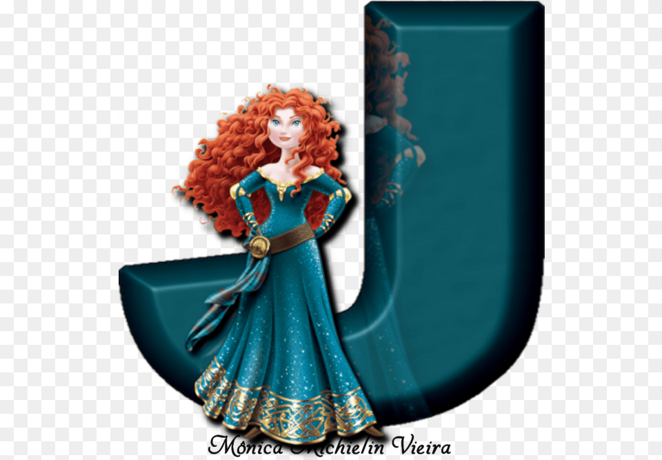 Merida Disney Princess, Figurine, Toy, Doll, Dress Free Png