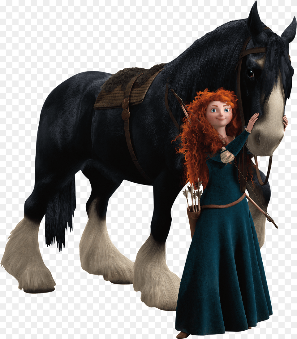Merida Download Brave Merida And Angus, Adult, Female, Person, Woman Free Png
