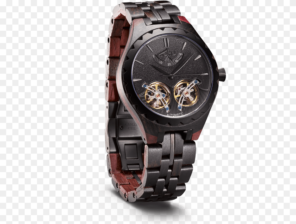 Meridian Meridian Nightfall Ebony Amp Purpleheart Natural, Arm, Body Part, Person, Wristwatch Png Image