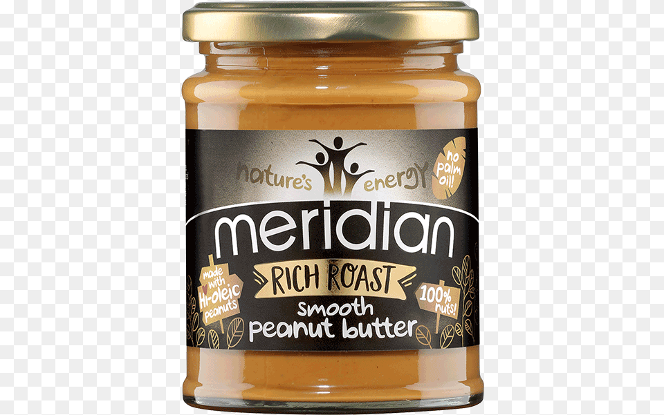 Meridian Smooth Peanut Butter, Food, Peanut Butter, Bottle, Cosmetics Png