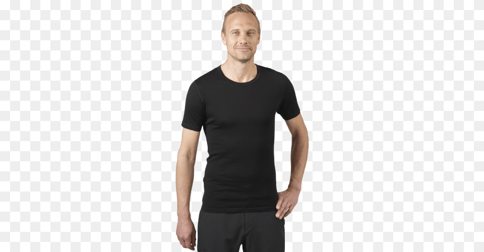 Merino T Shirt Men T Shirt, Clothing, T-shirt, Adult, Long Sleeve Free Transparent Png