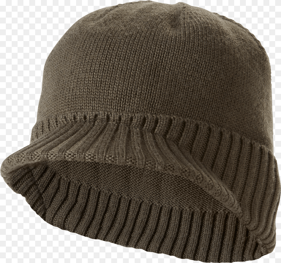 Merino Wool Visor Beanie By Pnuma Outdoors Beanie, Cap, Clothing, Hat, Person Free Png Download