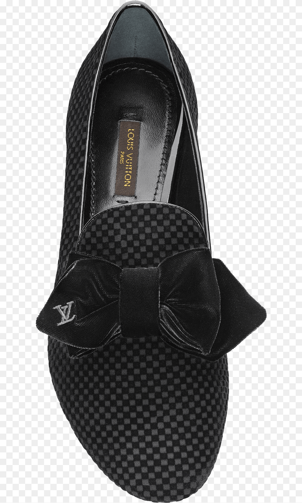 Merit Pump In Black Leather Slip On Shoe, Clothing, Footwear, Accessories, Bag Png Image