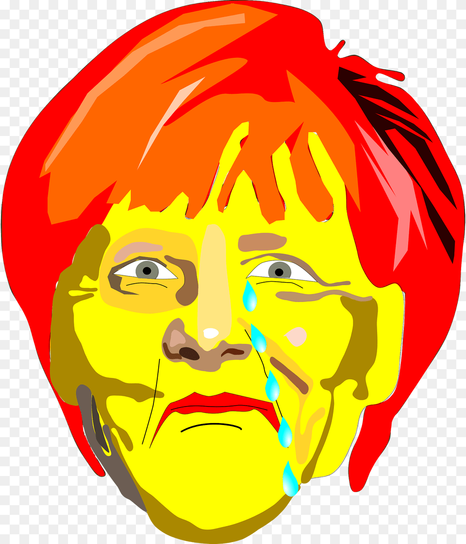 Merkel Clipart, Art, Face, Head, Painting Free Png