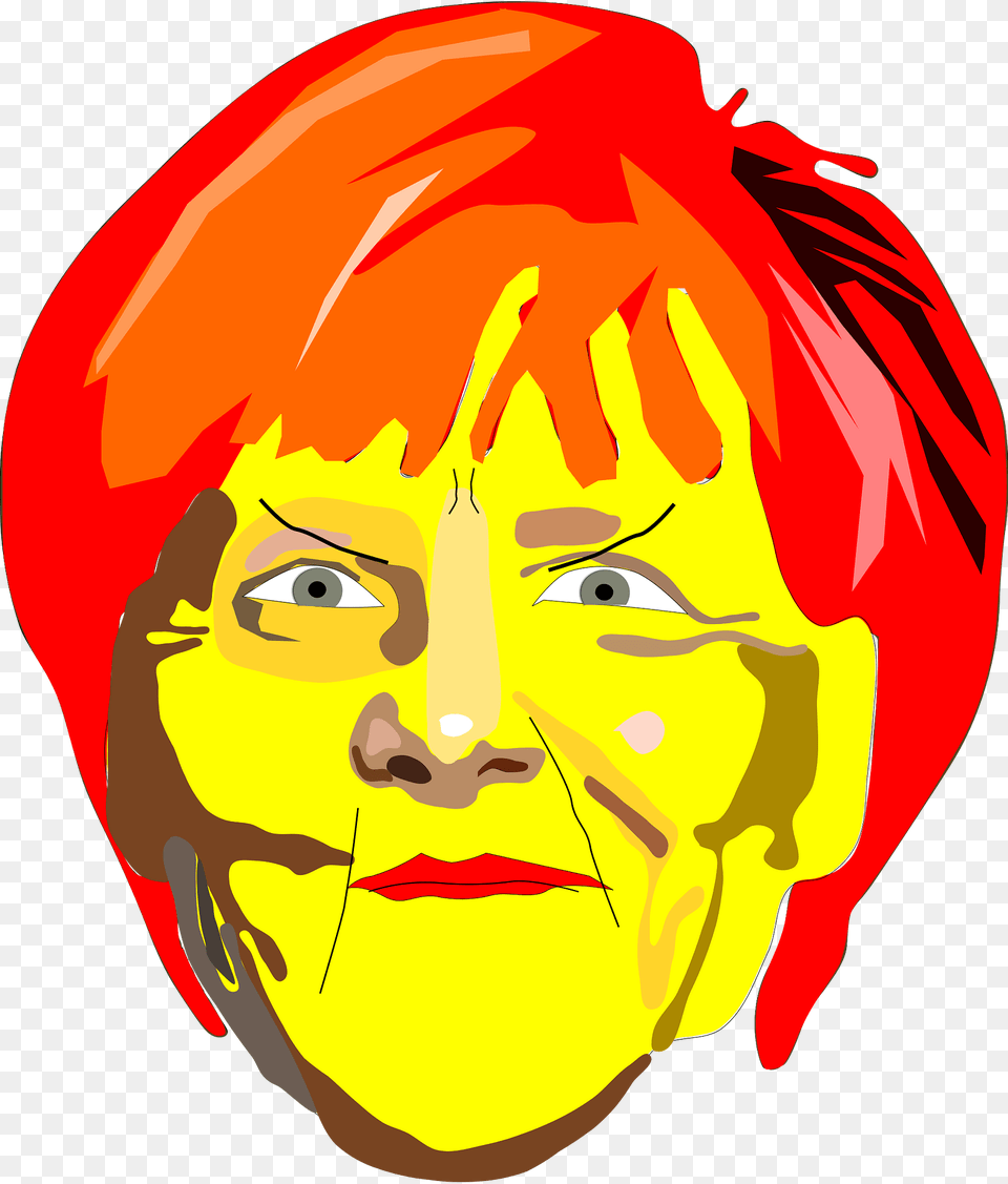 Merkel Clipart, Face, Head, Person, Photography Free Png