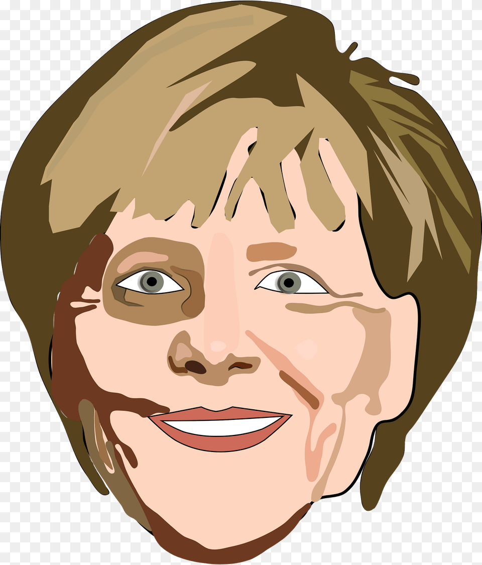 Merkel Clipart, Smile, Portrait, Photography, Person Free Transparent Png