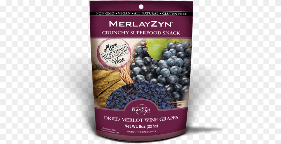 Merlayzyn Snack Pack Rayzyn 8 Oz Merlayzyn Dried Cabernet, Berry, Blueberry, Food, Fruit Free Png