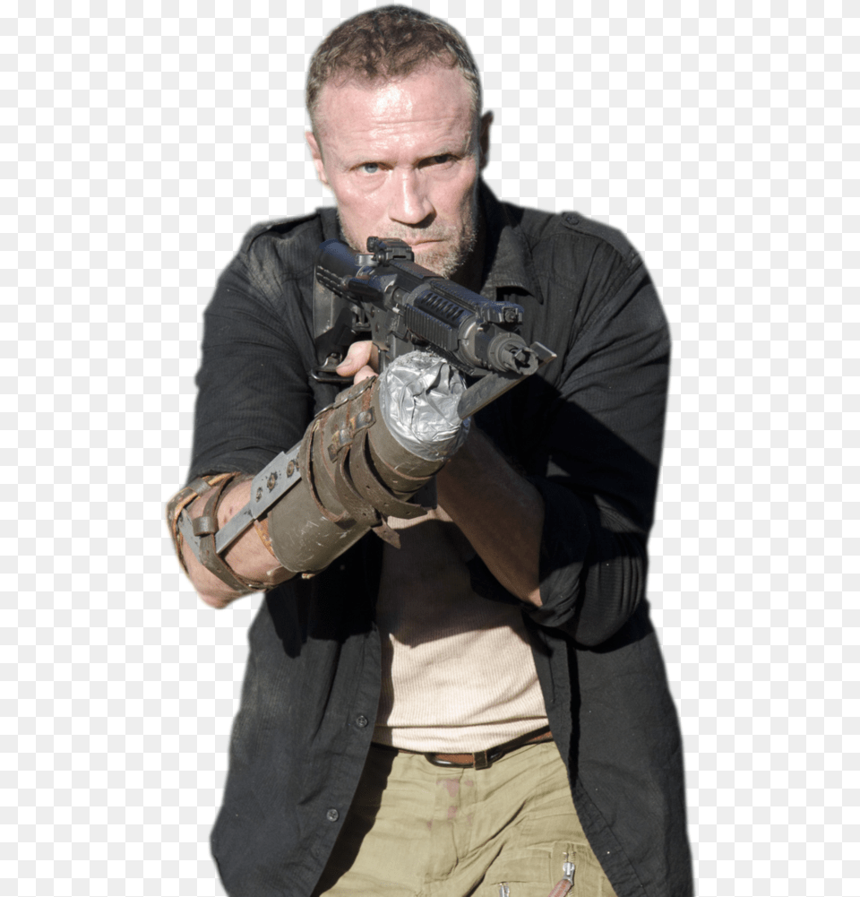 Merle Dixon Walking Dead Merle, Weapon, Handgun, Gun, Firearm Png