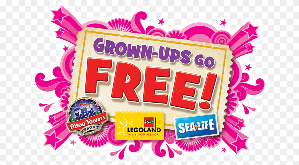 Merlin Fun U2013 Win A Shrek Tacular 2 Night Familybreak With Grown Ups Go Voucher, Sticker, Food, Sweets, Ketchup Free Png Download