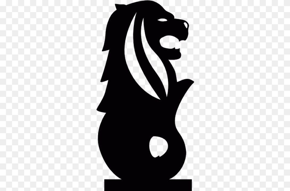 Merlion Park Lion Head Symbol Of Singapore Merlion Singapore Logo, Dragon Png Image