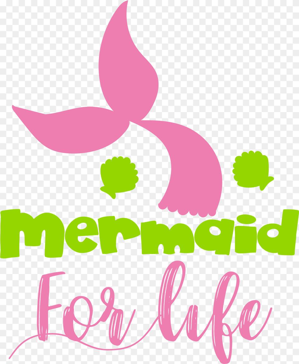 Mermafor Life Cutting Files Svg Dxf Pdf Eps Included, Purple, Art, Graphics, Flower Free Png Download
