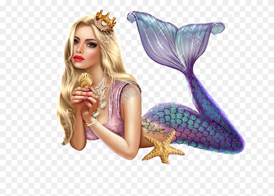 Mermaid, Adult, Female, Person, Woman Free Png Download