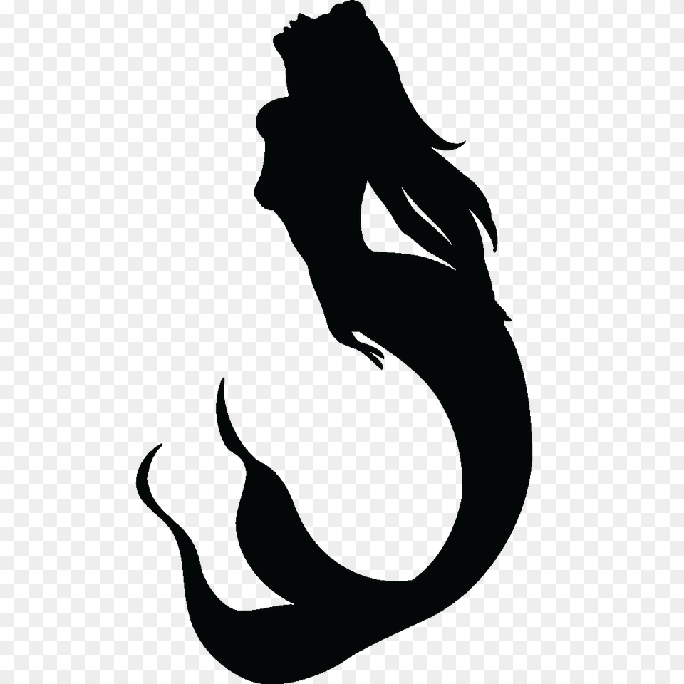 Mermaid, Silhouette, Stencil, Animal, Kangaroo Png