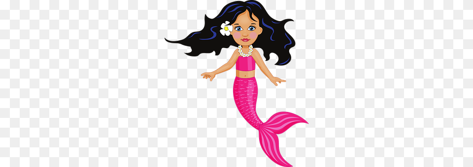 Mermaid Person, Cartoon, Toy, Face Free Transparent Png