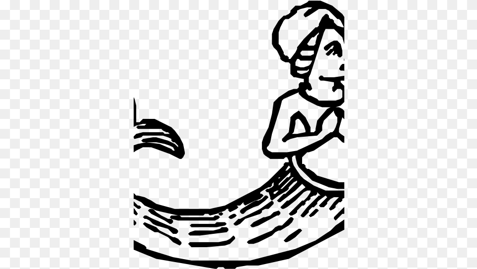 Mermaid, Gray Png Image