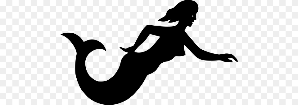 Mermaid Gray Png Image