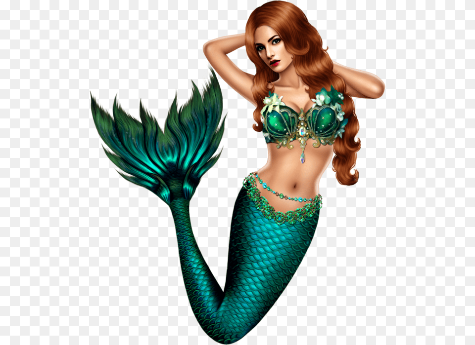 Mermaid, Woman, Adult, Person, Female Png Image