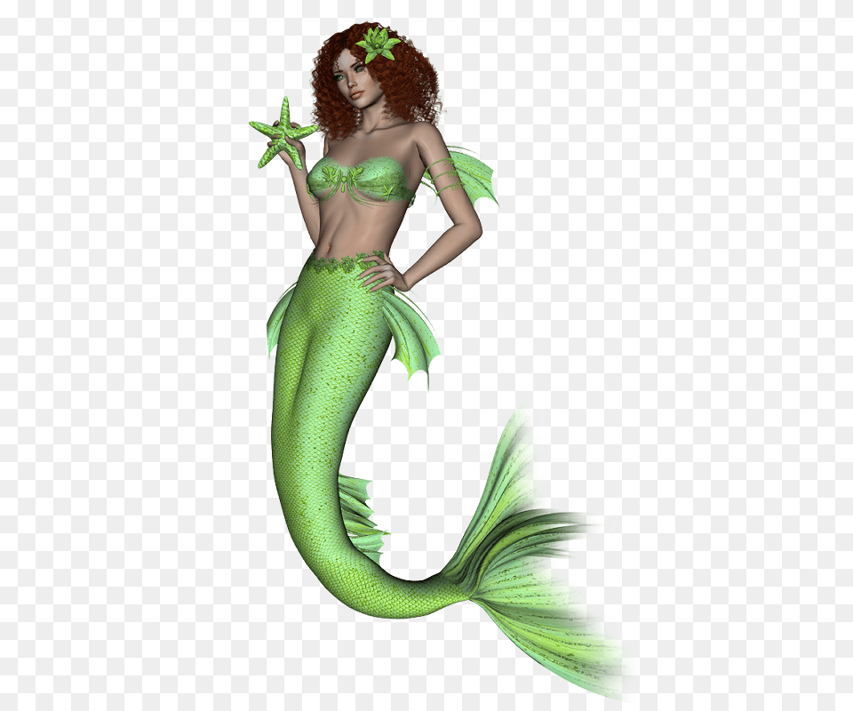 Mermaid, Adult, Female, Person, Woman Free Png