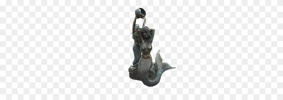 Mermaid Art, Figurine, Bronze, Electronics Free Png Download