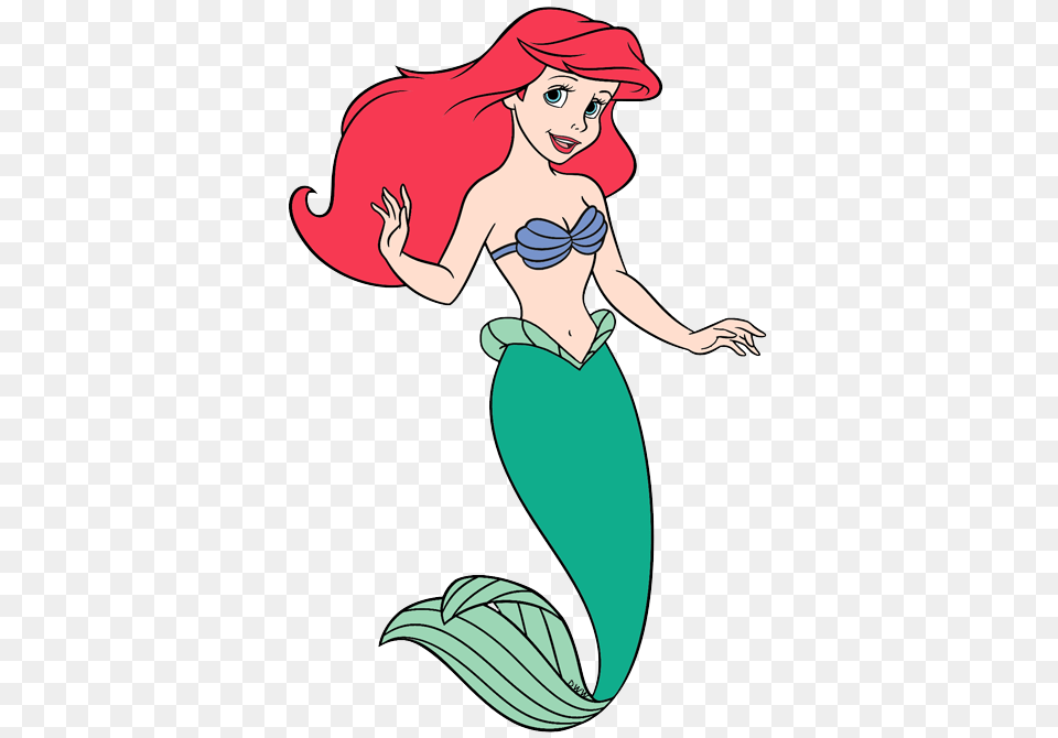 Mermaid Ariel Clip Art Disney Clip Art Galore, Baby, Person, Face, Head Free Png