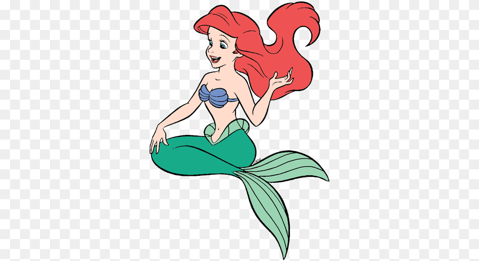 Mermaid Ariel Clip Art Disney Clip Art Galore, Baby, Person, Leaf, Plant Free Png Download