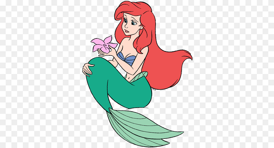 Mermaid Ariel Clip Art Disney Clip Art Galore, Publication, Book, Comics, Person Png Image