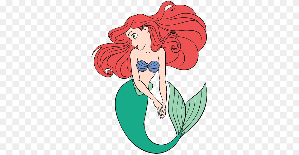 Mermaid Ariel Clip Art Disney Clip Art Galore, Baby, Person, Face, Head Png Image
