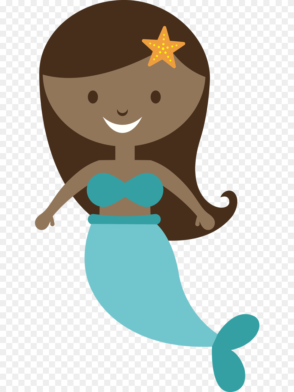 Mermaid Cartoon, Baby, Person, Animal, Mammal Free Png