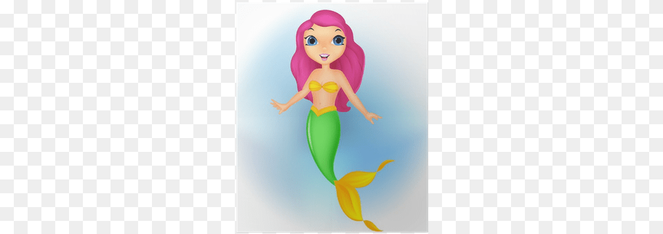 Mermaid Cartoon, Doll, Toy, Baby, Person Free Transparent Png