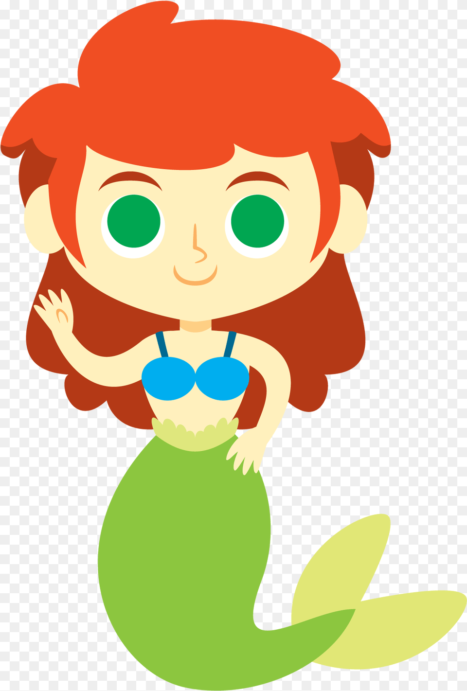 Mermaid Cartoon White, Baby, Person, Face, Head Png