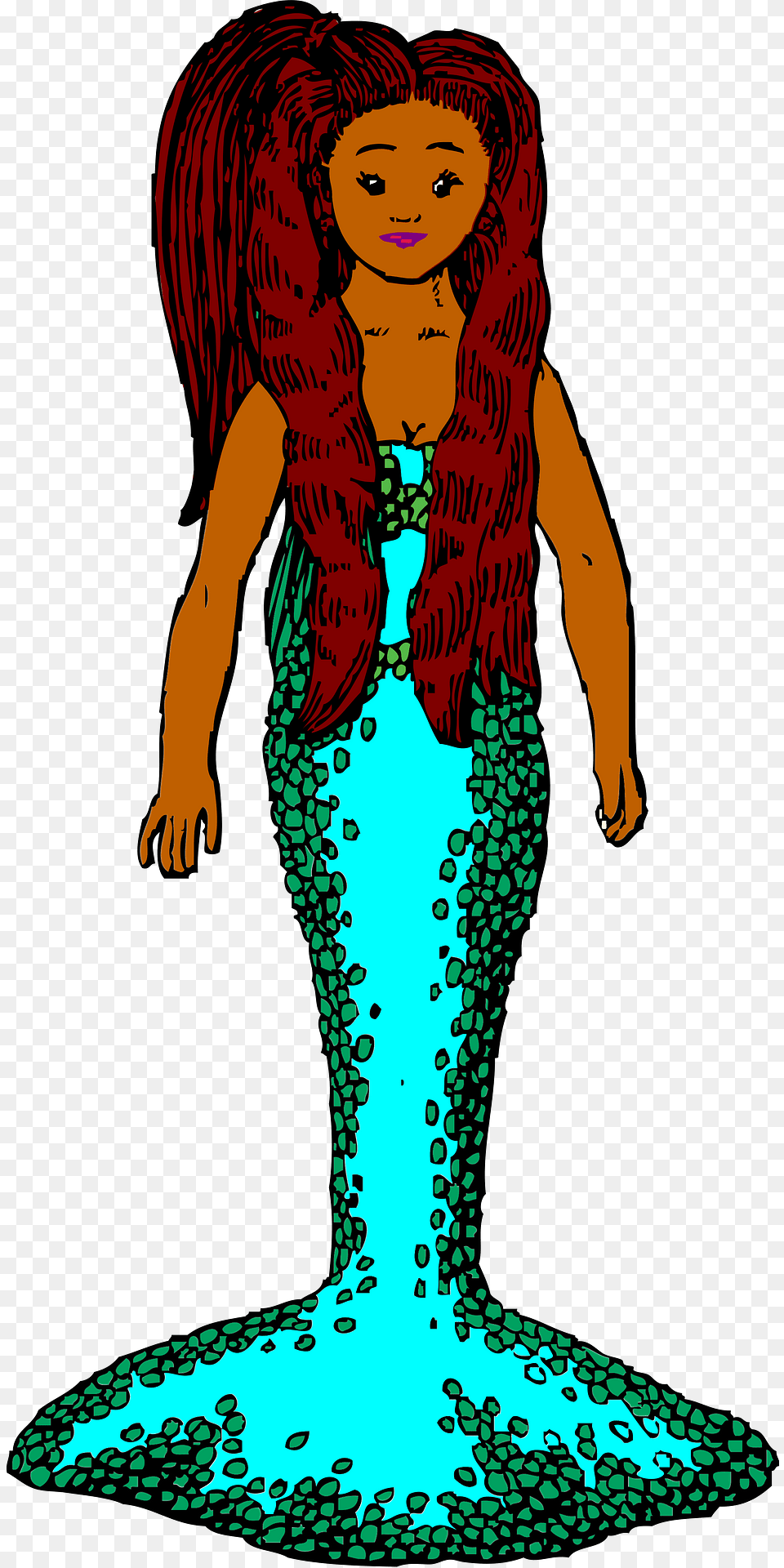 Mermaid Clipart, Adult, Female, Person, Woman Free Png