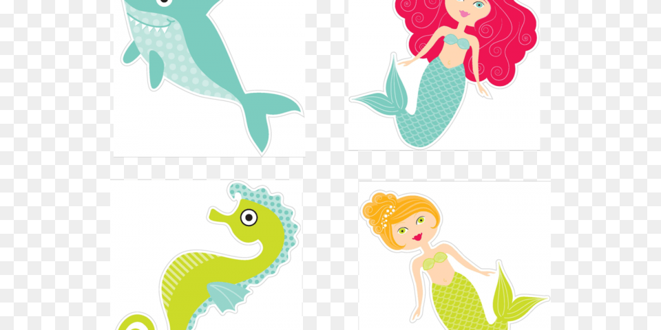 Mermaid Clipart, Baby, Person, Face, Head Png