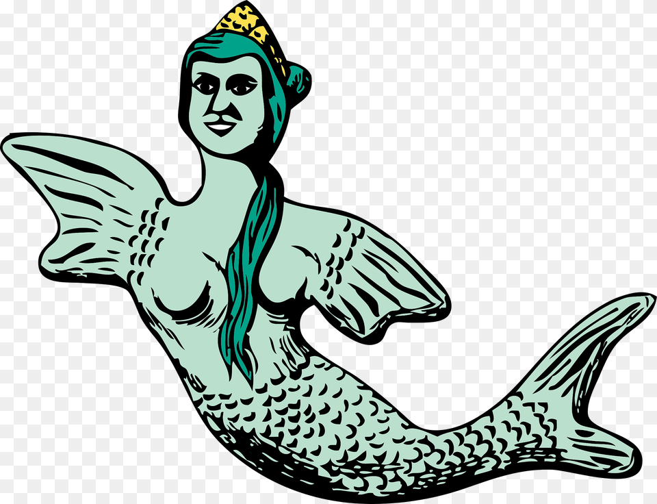 Mermaid Clipart, Adult, Person, Female, Woman Free Png