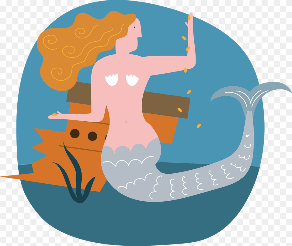 Mermaid Clipart, Art, Graphics, Person, Face Free Transparent Png