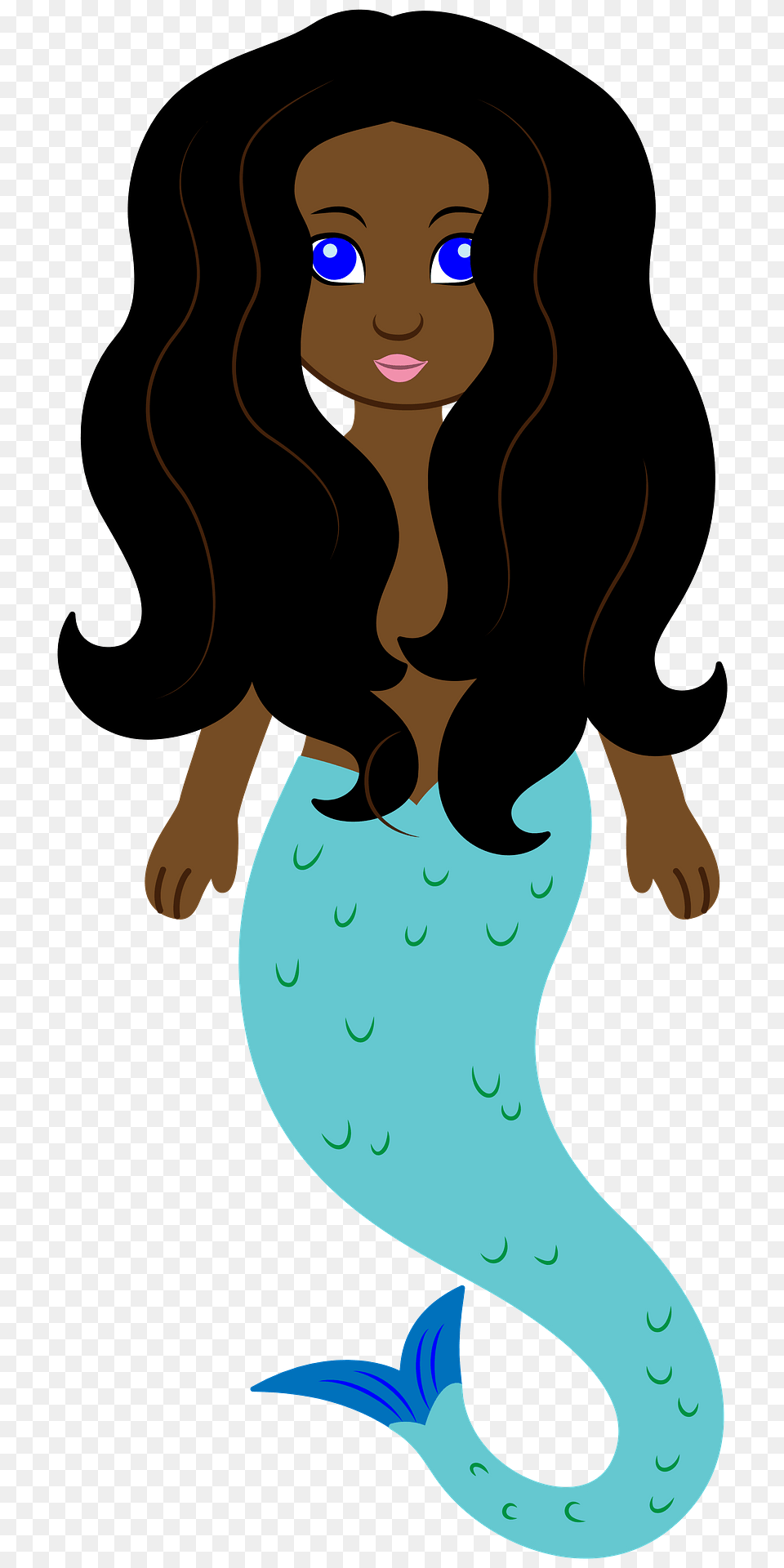 Mermaid Clipart, Baby, Person, Face, Head Free Png
