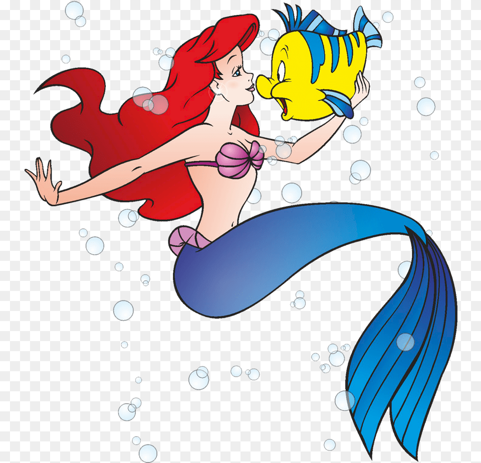 Mermaid Clipart Images Little Mermaid Ariel Clipart, Publication, Book, Comics, Adult Free Png Download