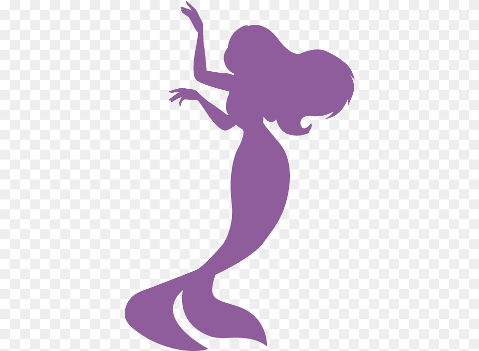 Mermaid Clipart Silhouette Picture Printable Mermaid Birthday Invitations Person Free Png
